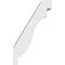 Ekena Millwork 3-in. W x 6-in. D x 10-in. H Copenhagen Architectural Grade PVC Knee Brace BRCP03X06X10CHG - alternate 5